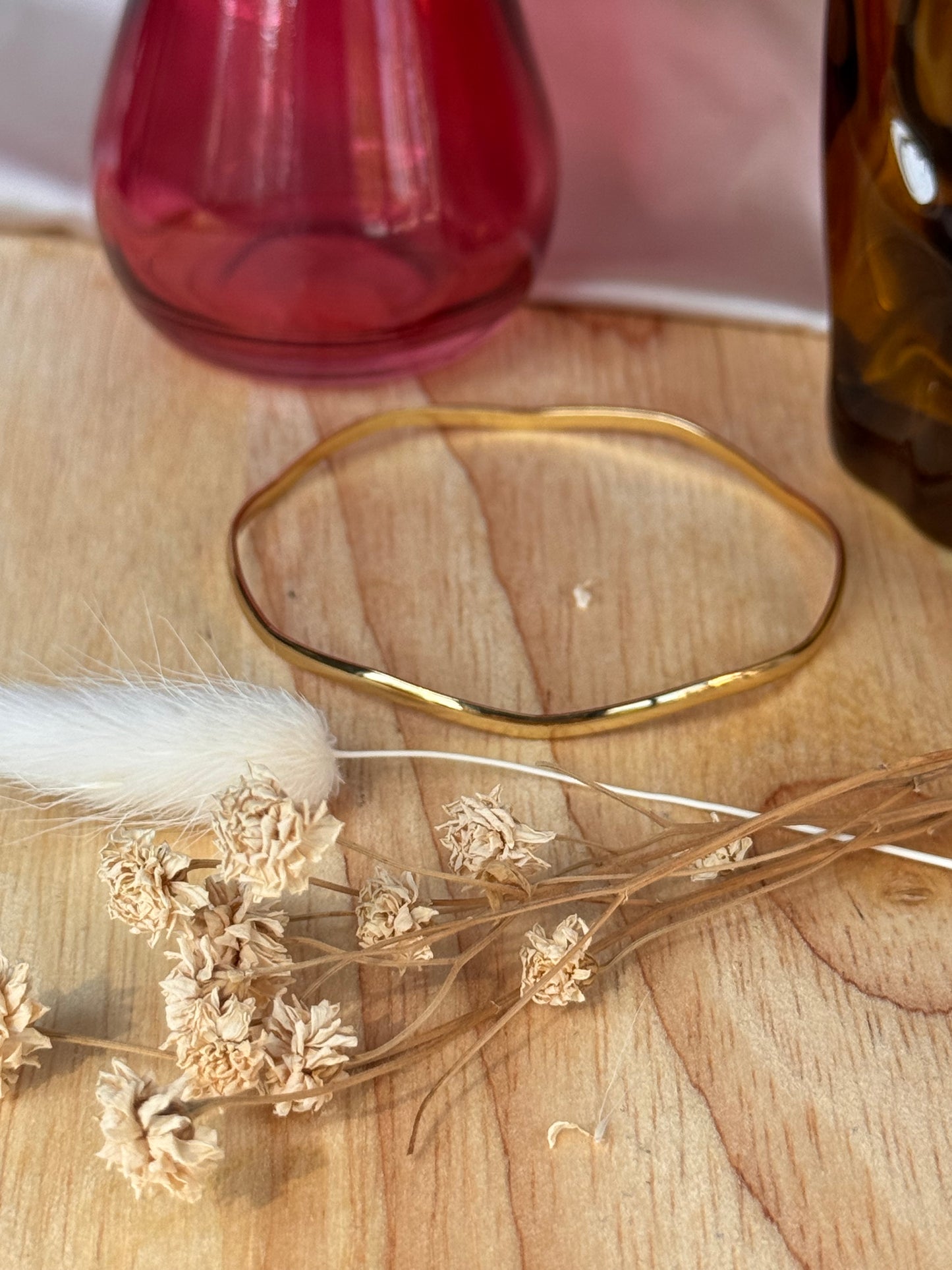 Bracelet Jonc Vague – Acier Inoxydable