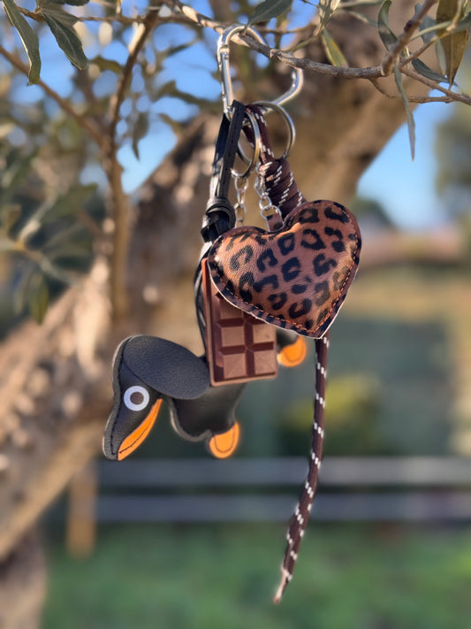 Grigri de Sac Teckel Tendance – Porte-Clé Fantaisie Élégant & Accessoire Mode