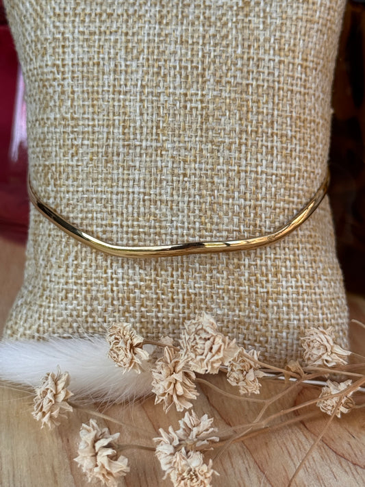 Bracelet Jonc Vague – Acier Inoxydable